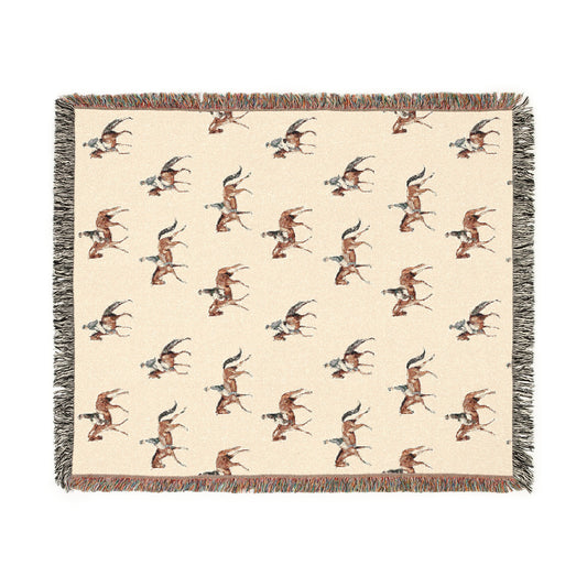 Equestrian Woven Blanket - miles to shore