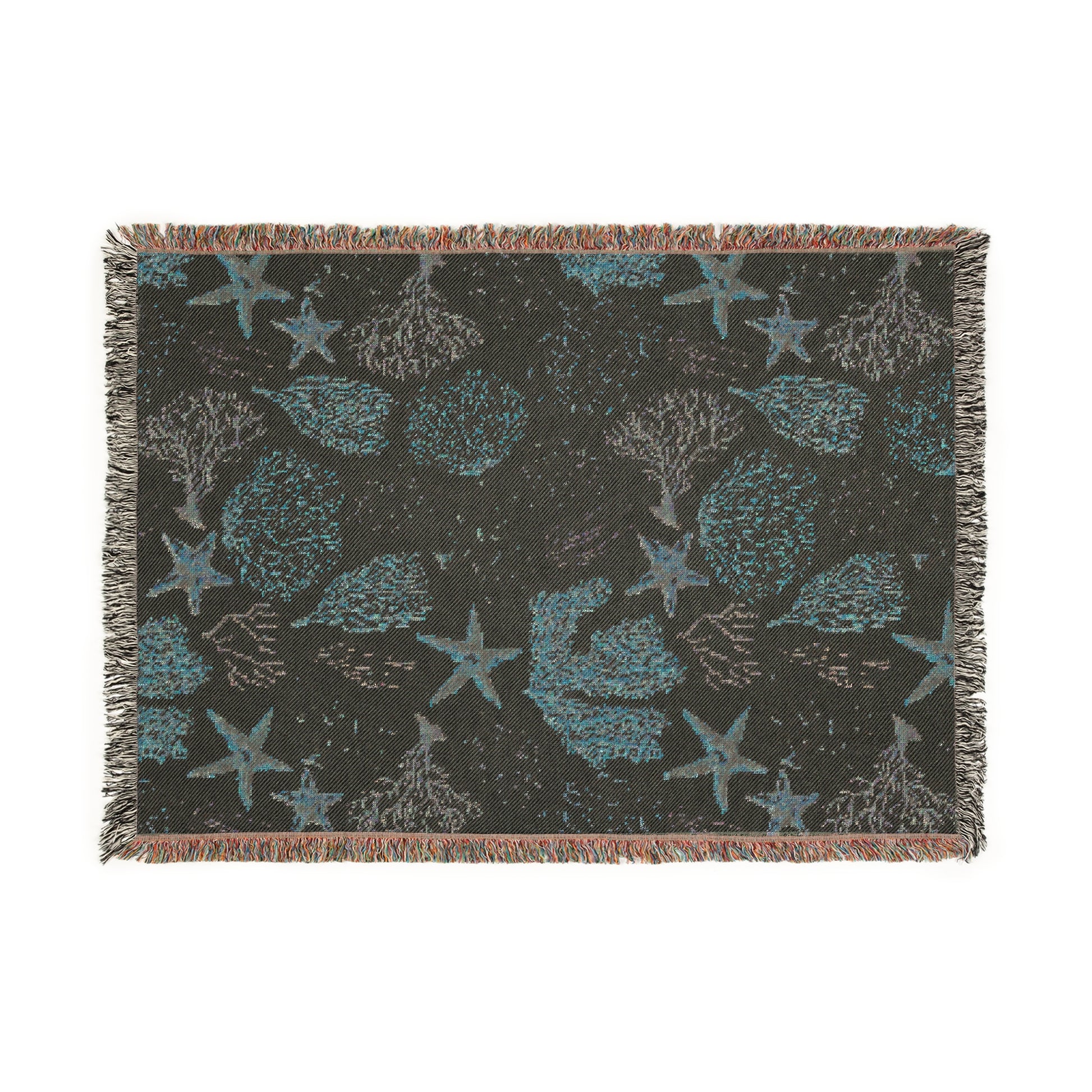 Coral Woven Blanket - miles to shore