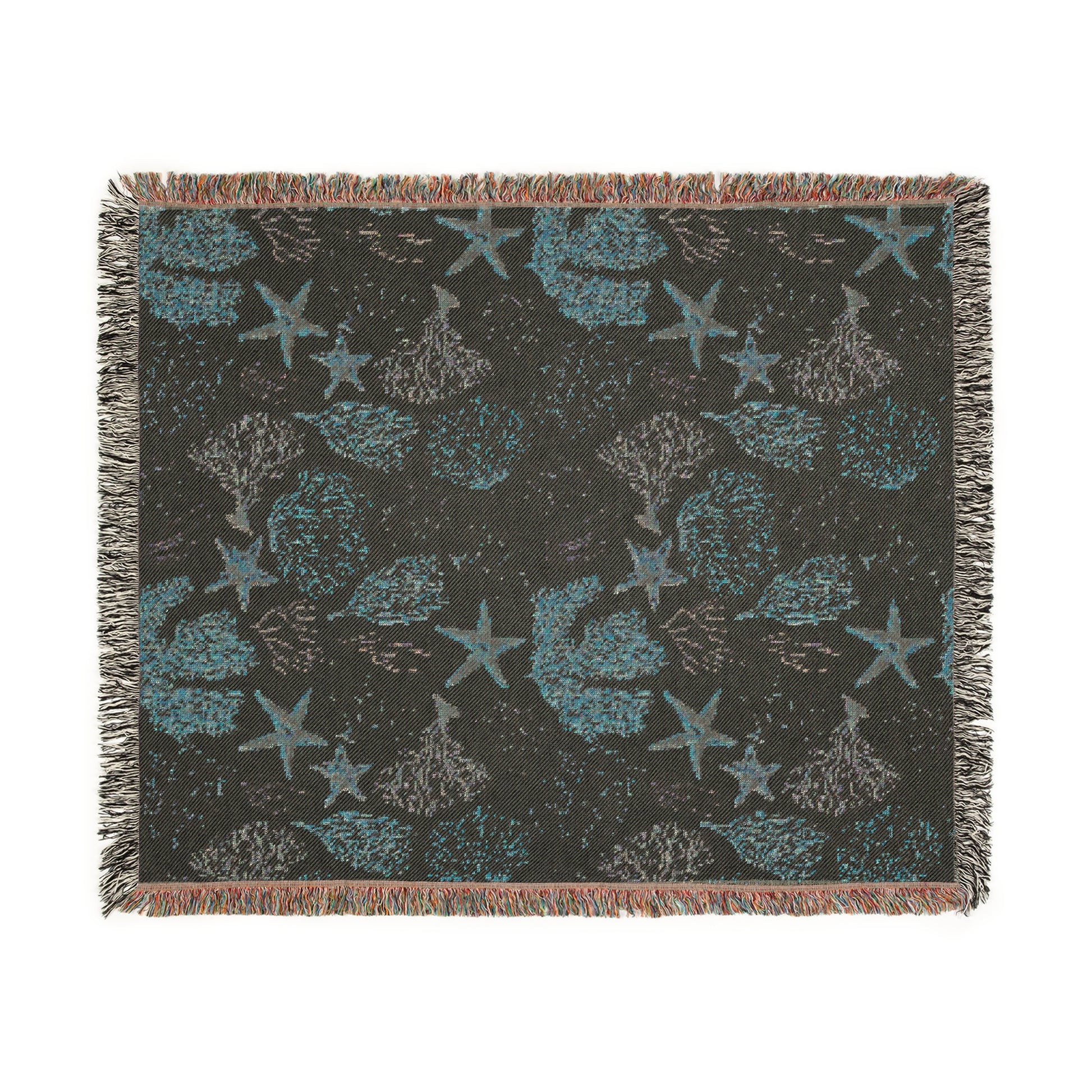 Coral Woven Blanket - miles to shore