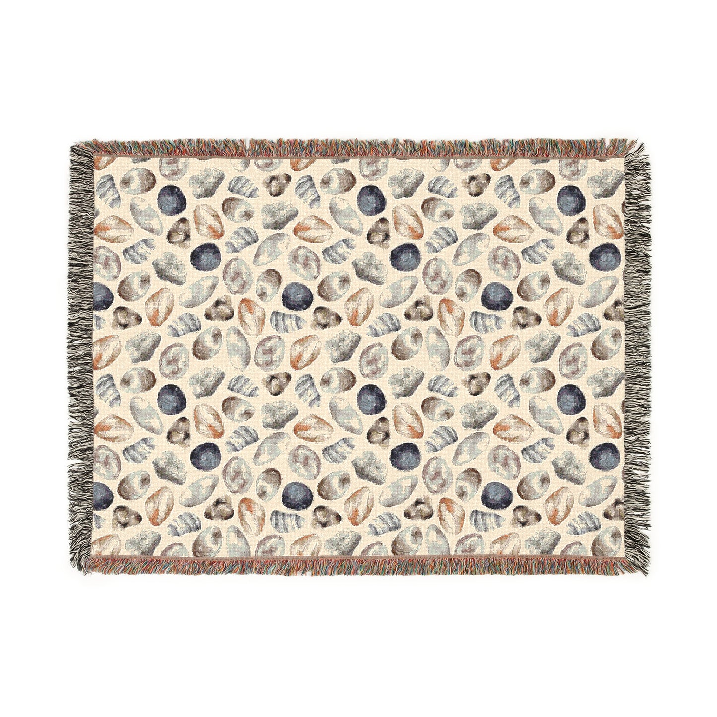 Shells Woven Blanket - miles to shore