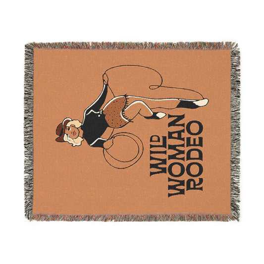 Wild Woman Rodeo Woven Blanket - Crusta - miles to shore