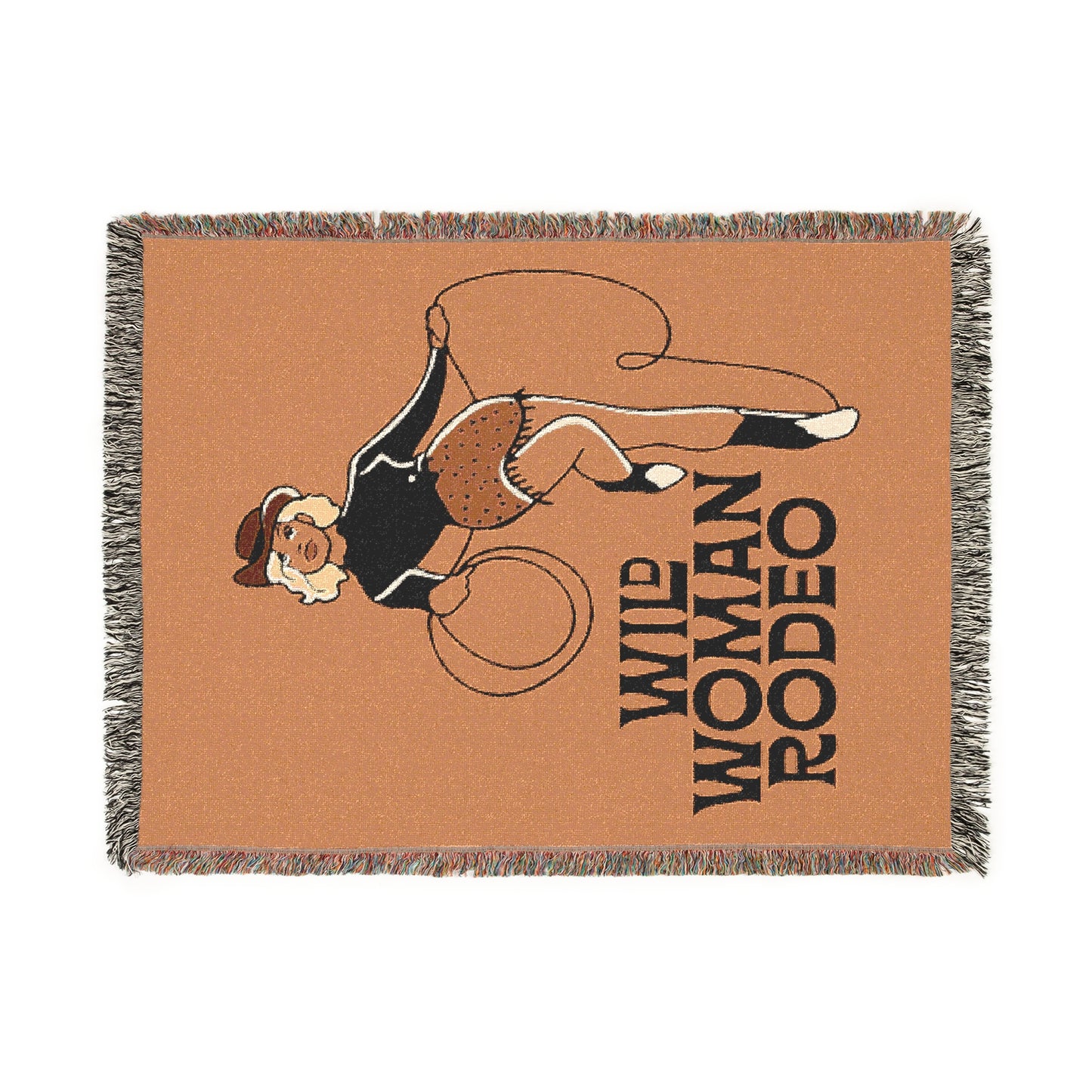Wild Woman Rodeo Woven Blanket - Crusta - miles to shore
