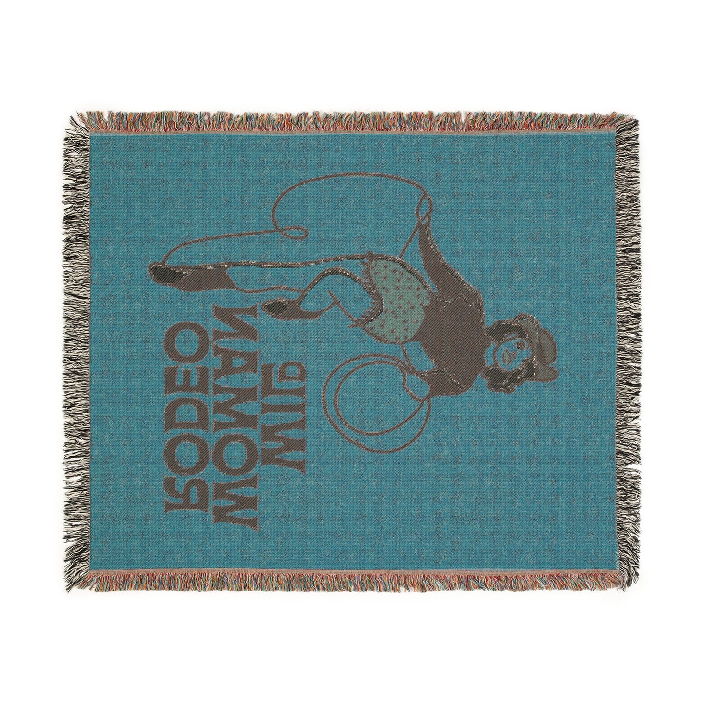 Wild Woman Rodeo Woven Blanket - Crusta - miles to shore