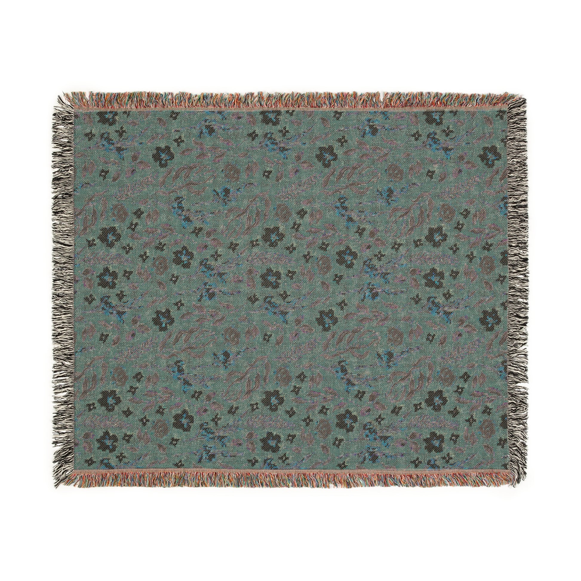 Floral Woven Blanket - miles to shore