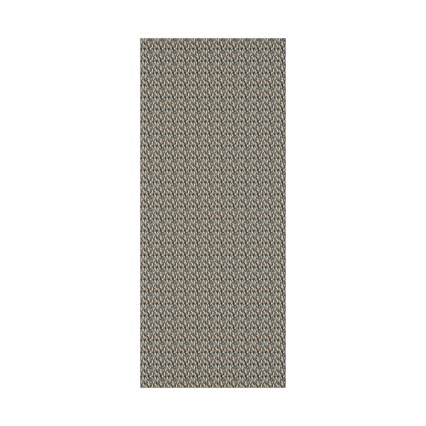 Brown Green Black Smudge Military Camo Gift Wrap Paper