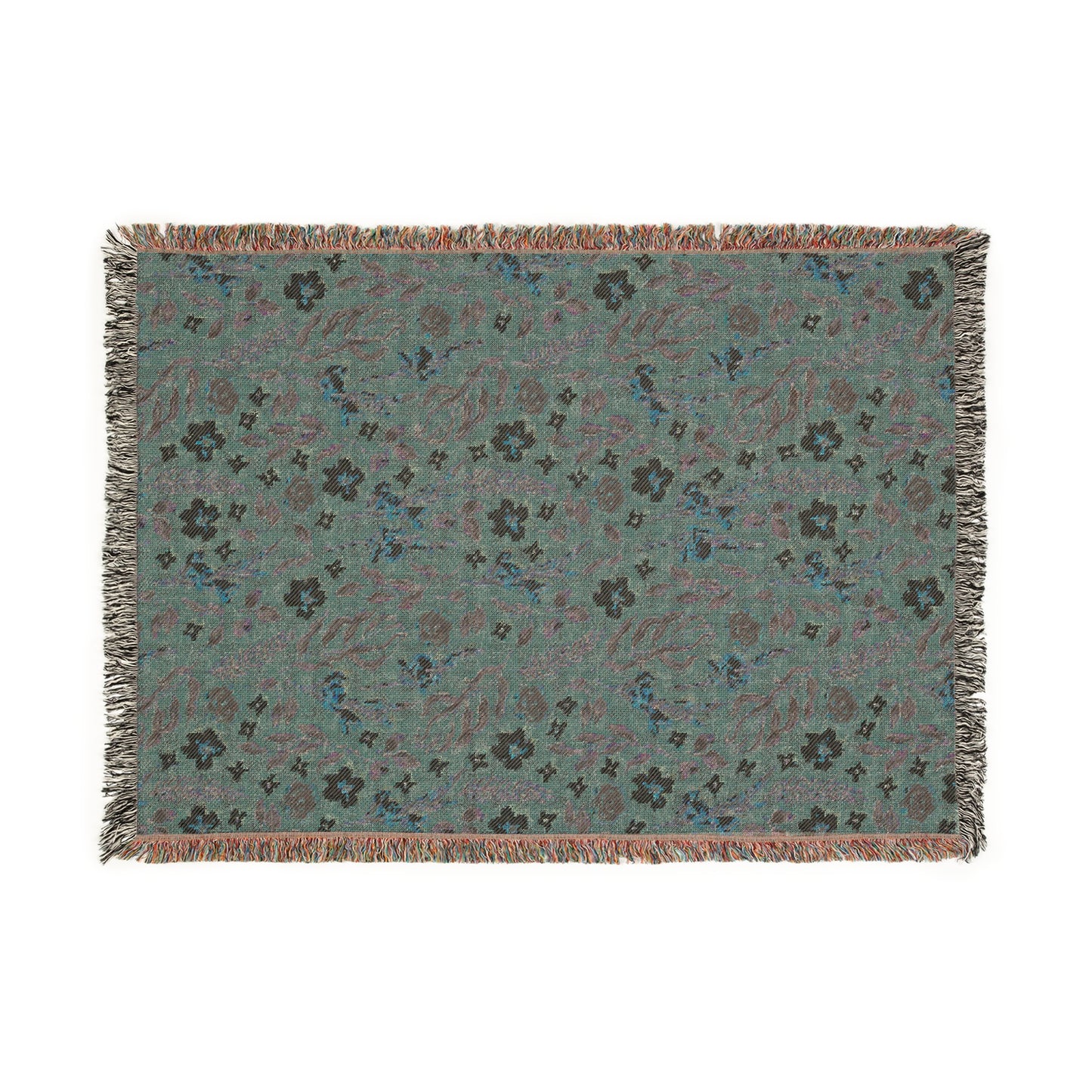 Floral Woven Blanket - miles to shore