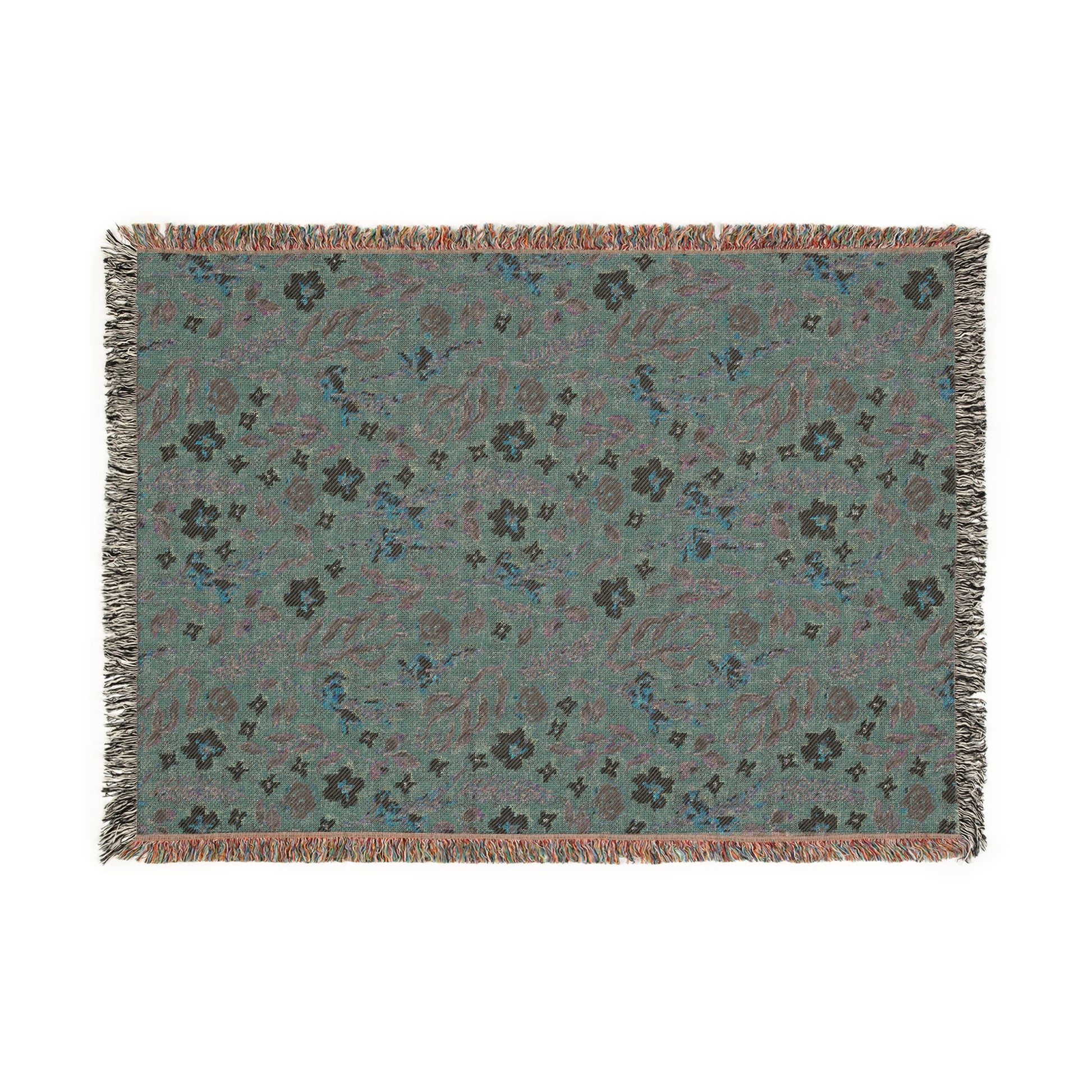 Floral Woven Blanket - miles to shore
