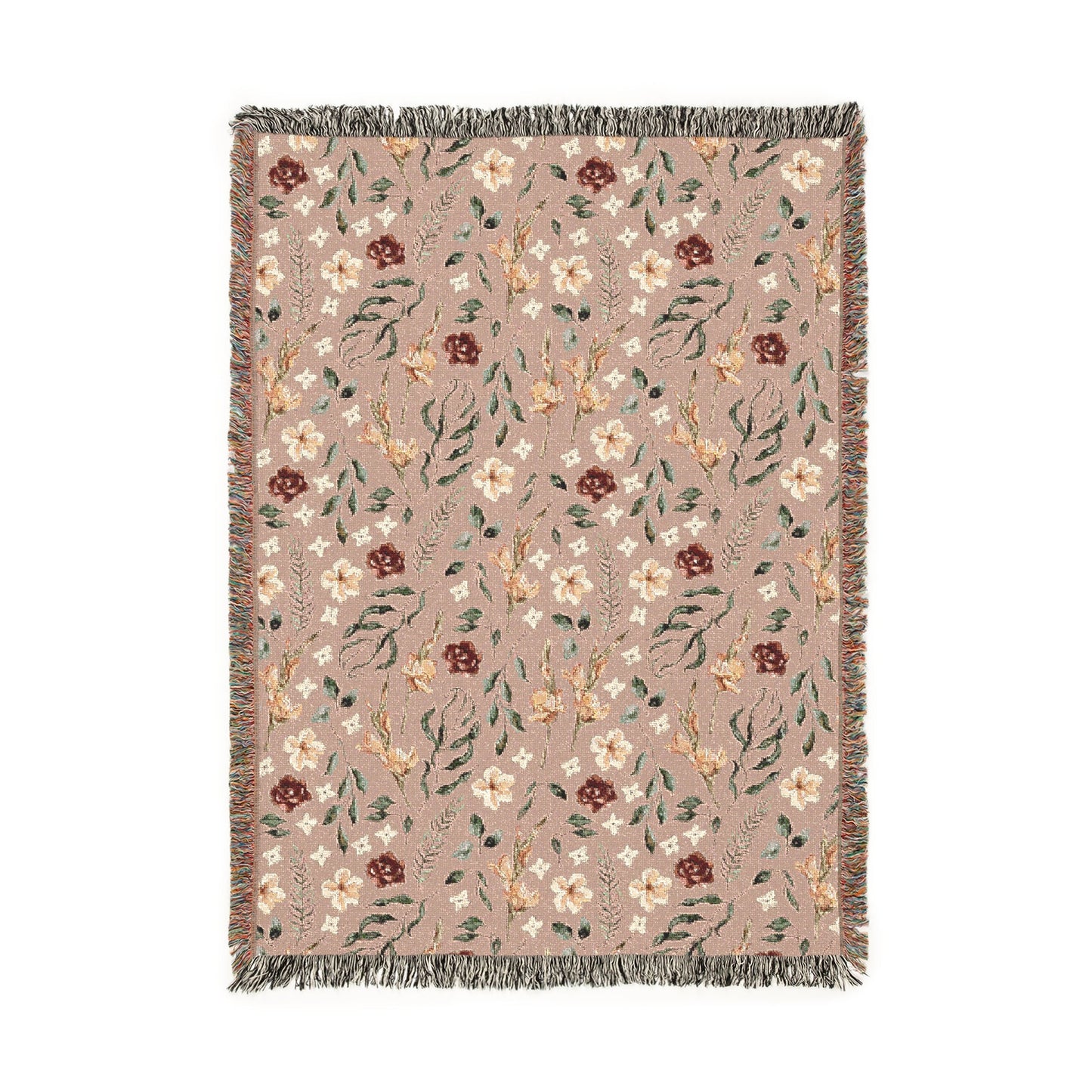 Floral Woven Blanket - miles to shore