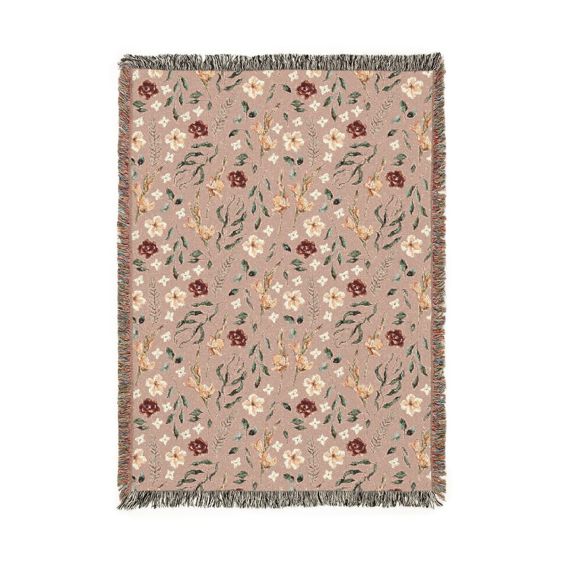 Floral Woven Blanket - miles to shore