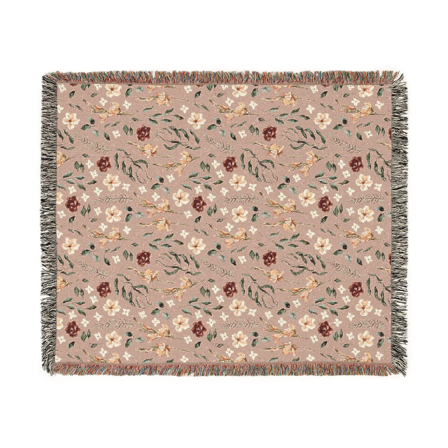 Floral Woven Blanket - miles to shore