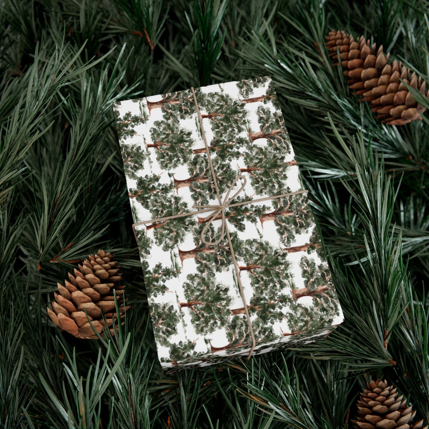 Trees Gift Wrap Papers - miles to shore