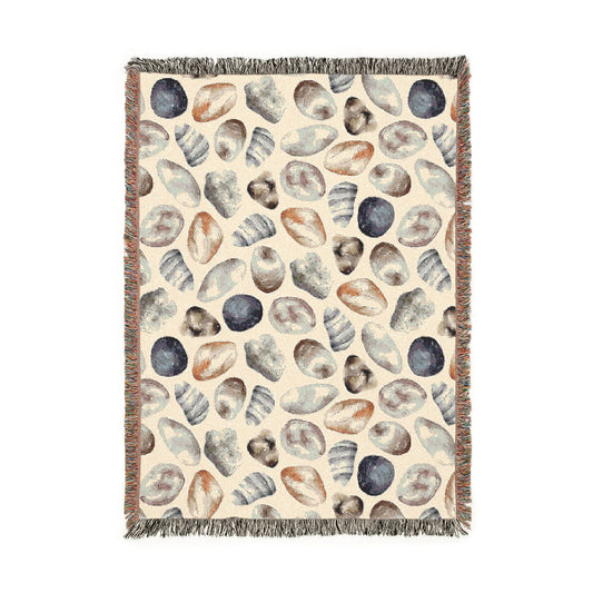 Shells Woven Blanket - miles to shore