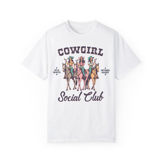 Cowgirl Social Club Comfort Colors Shirt - miles to shore