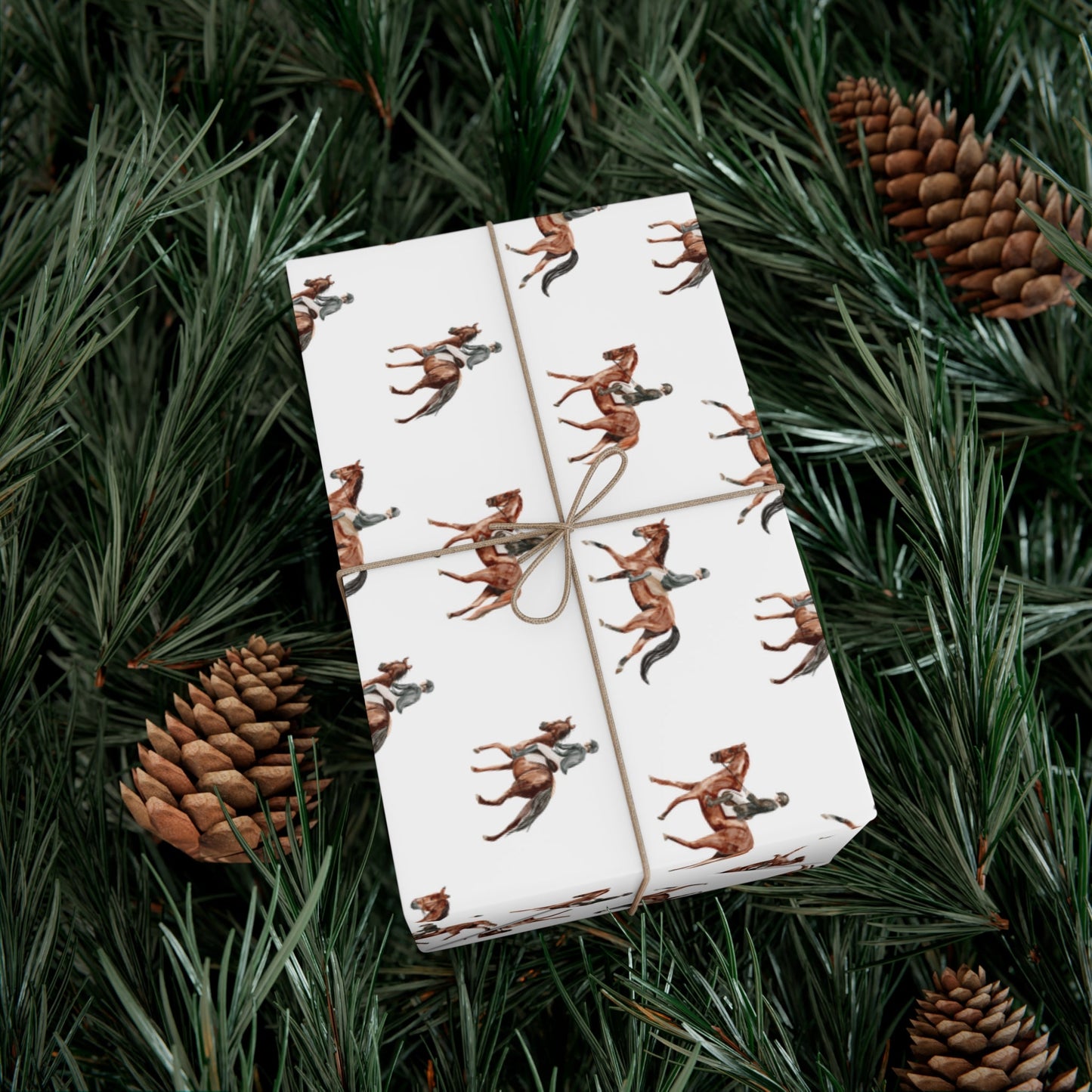 Equestrian Gift Wrap Papers - miles to shore