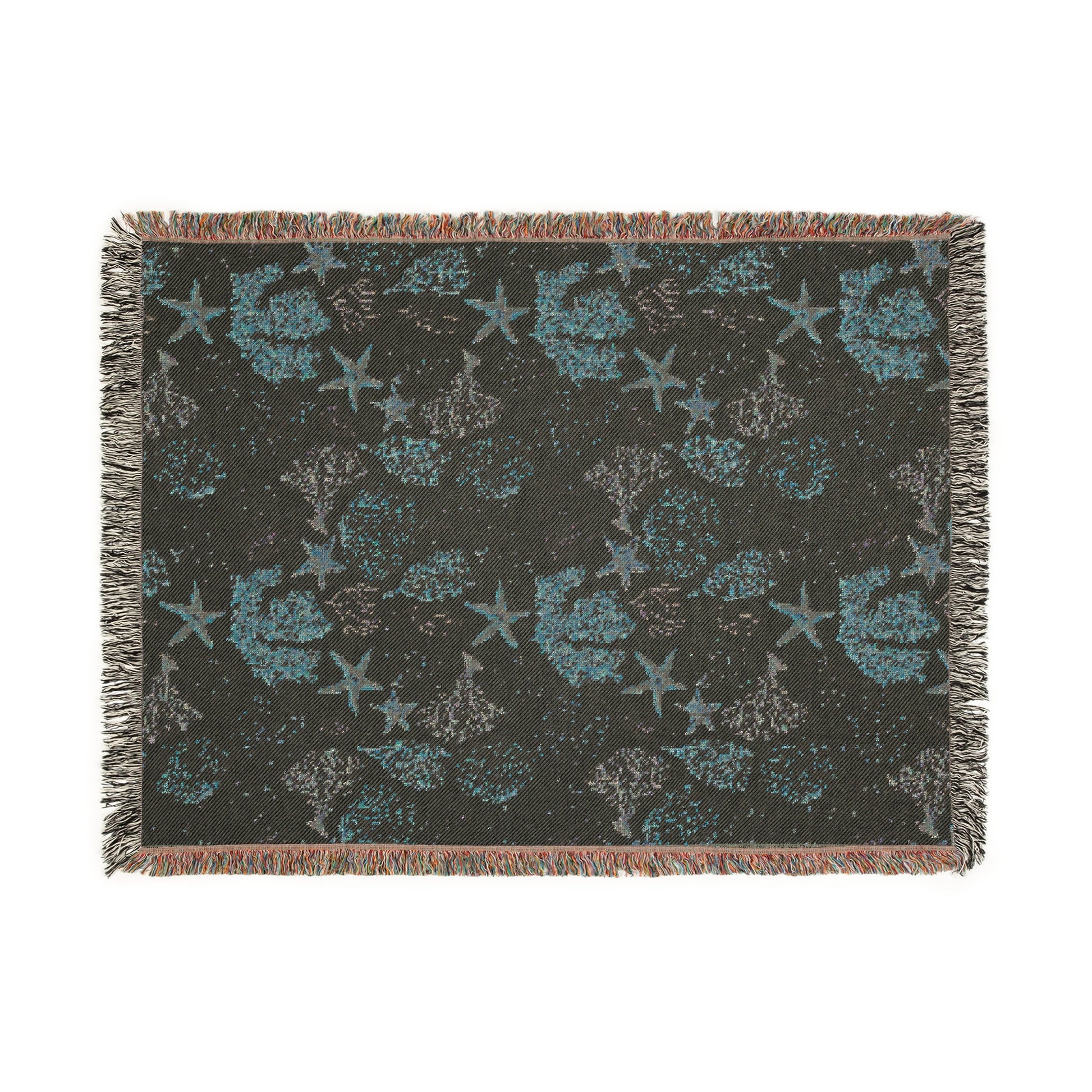 Coral Woven Blanket - miles to shore