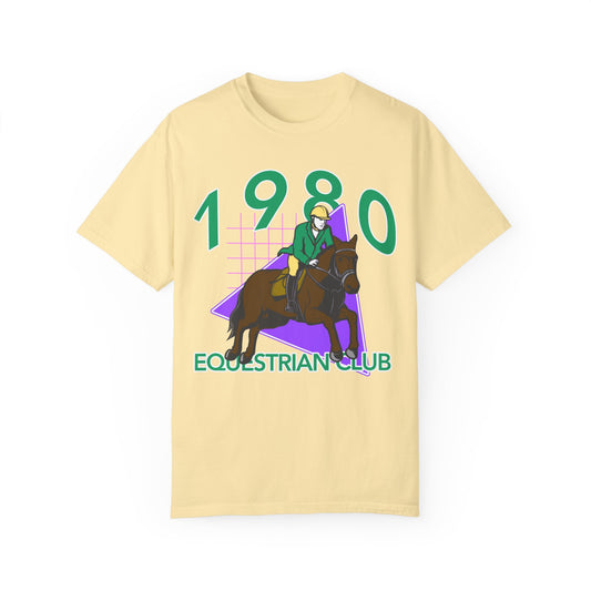 Vintage 1980 Equestrian Comfort Colors Shirt - miles to shore