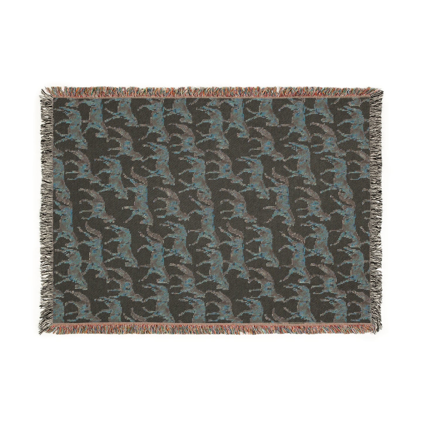 Horses Woven Blanket - miles to shore