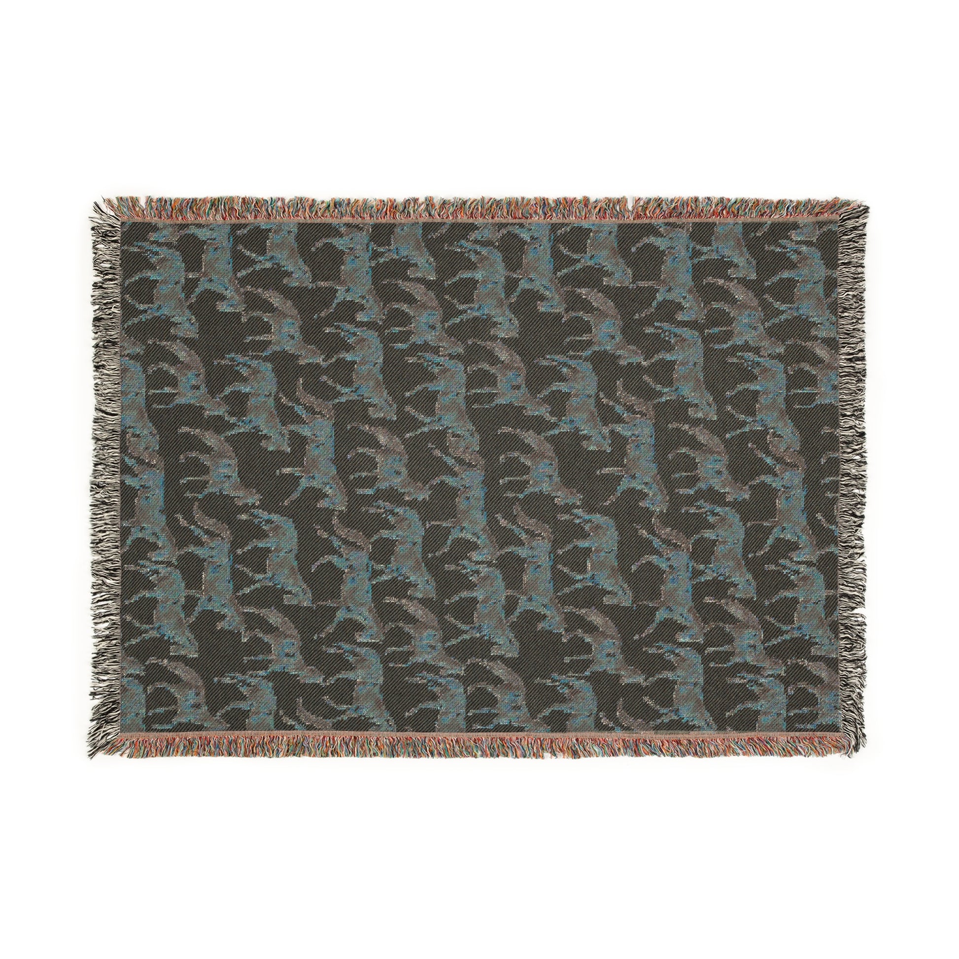 Horses Woven Blanket - miles to shore