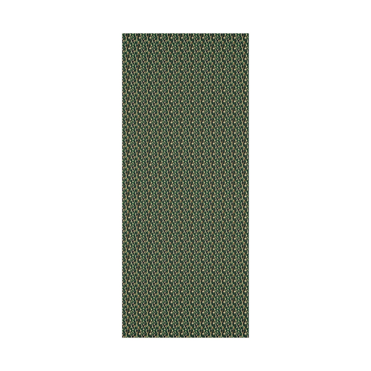 Brown Green Black Military Camo Gift Wrap Paper