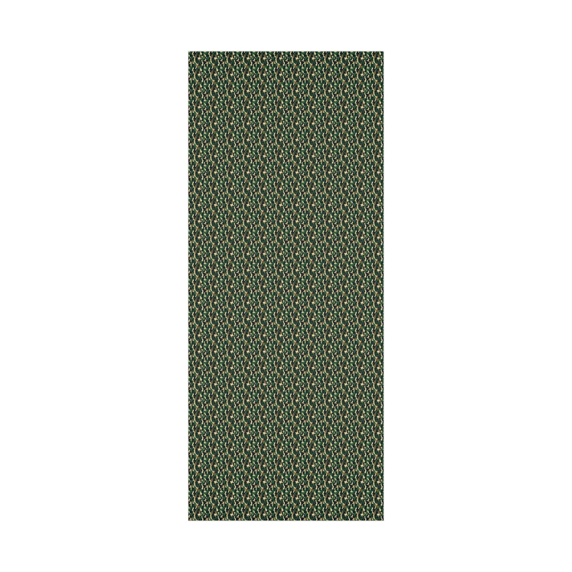 Brown Green Black Military Camo Gift Wrap Paper - miles to shore