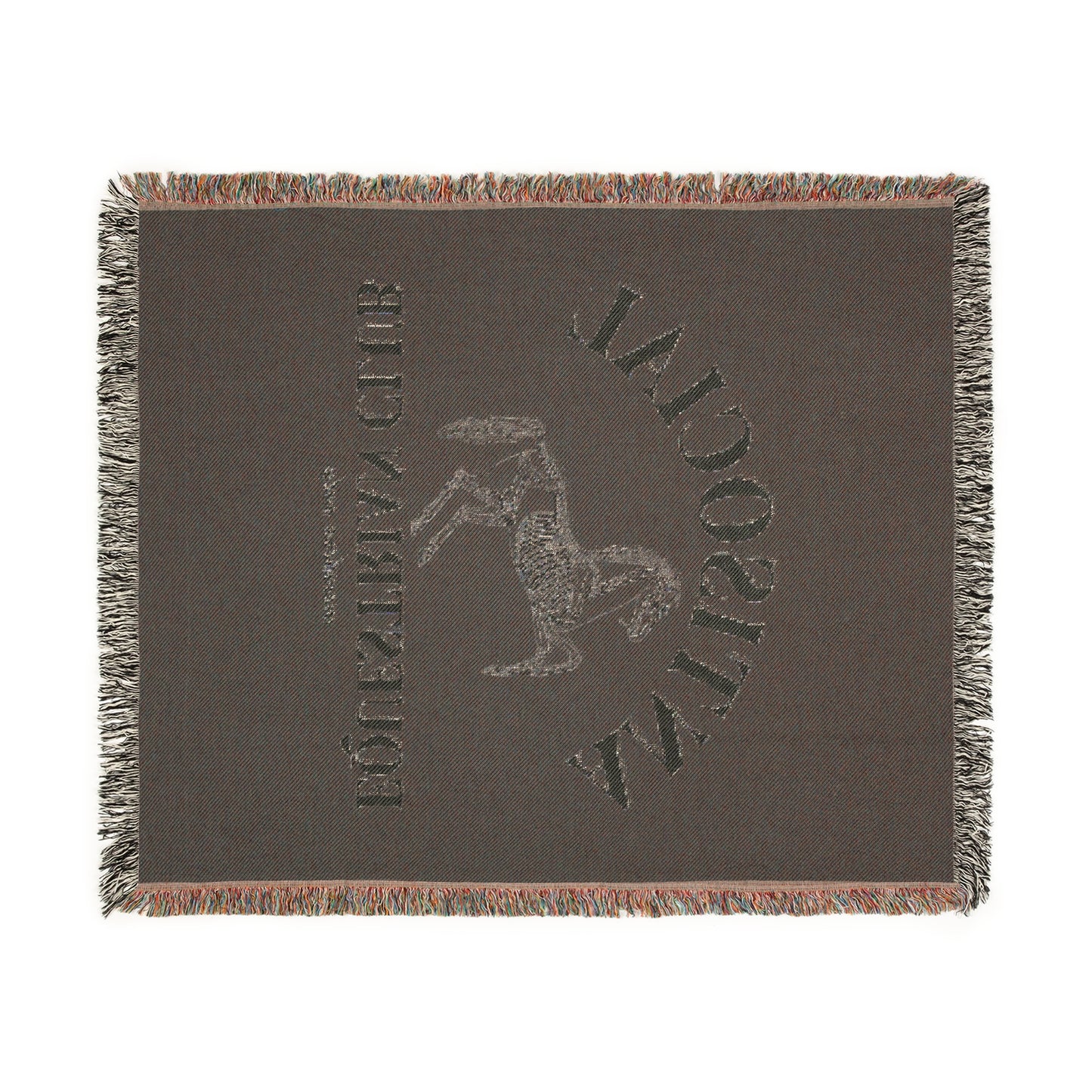 Antisocial Equestrian Club Skeleton Horse Woven Blanket