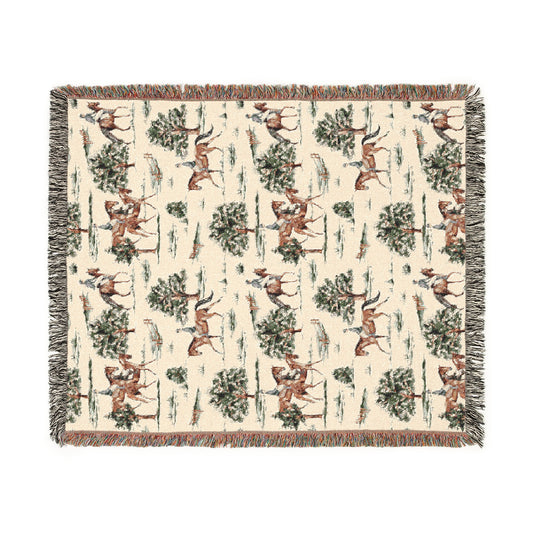 Countryside Equestrian Woven Blanket - miles to shore