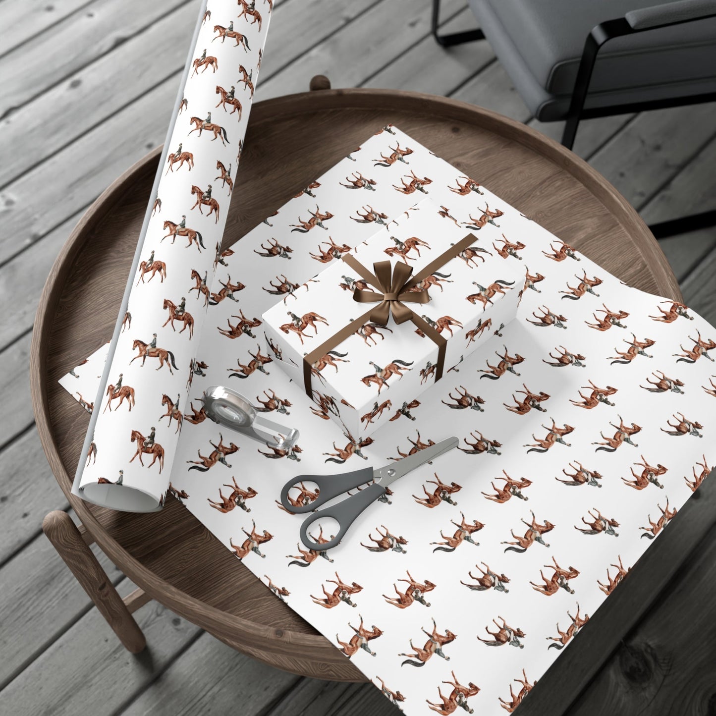 Equestrian Gift Wrap Papers - miles to shore