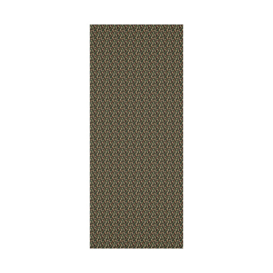 Brown Green Black Military Camo Gift Wrap Paper - miles to shore