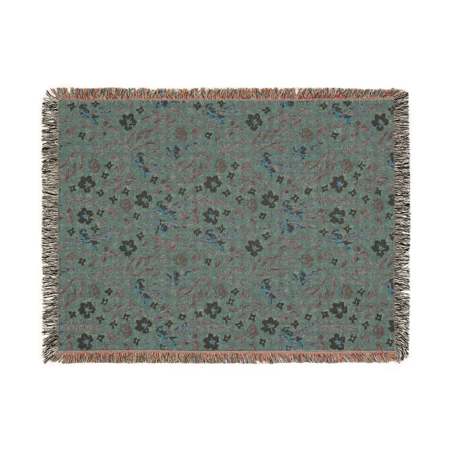 Floral Woven Blanket - miles to shore