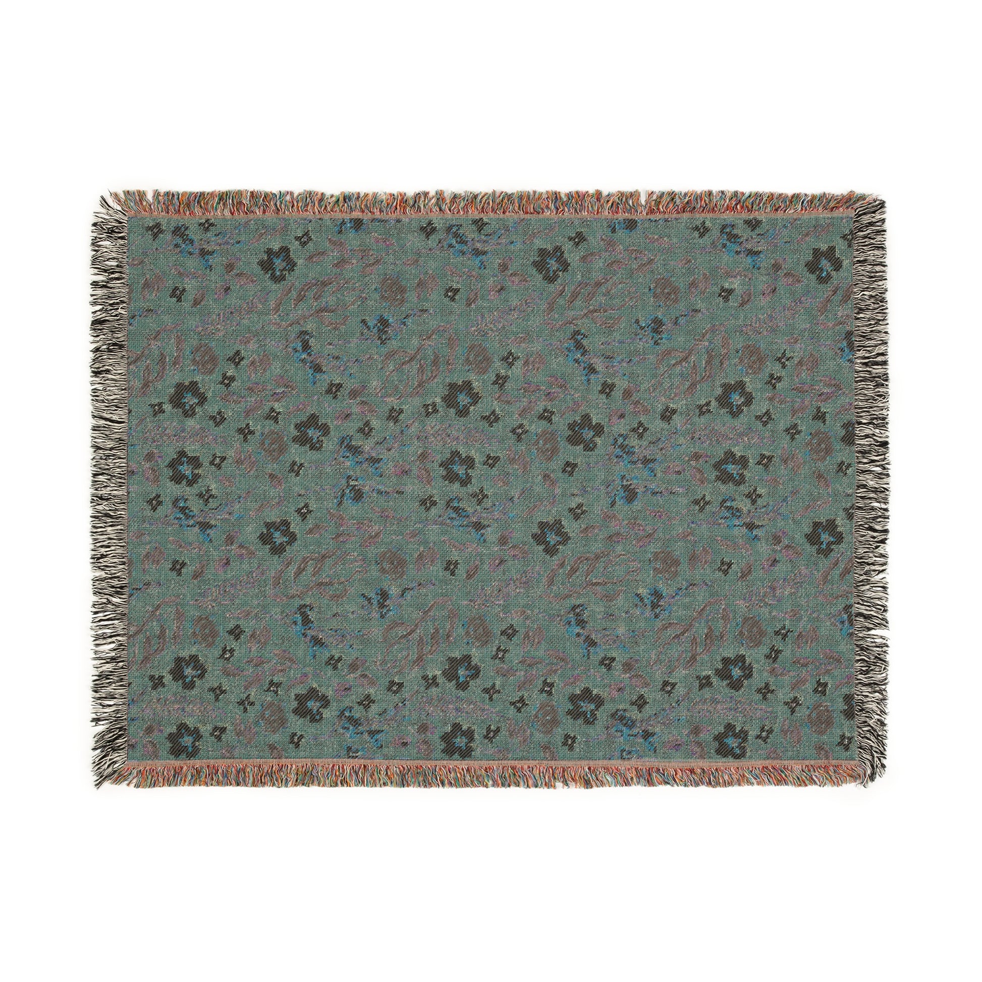 Floral Woven Blanket - miles to shore