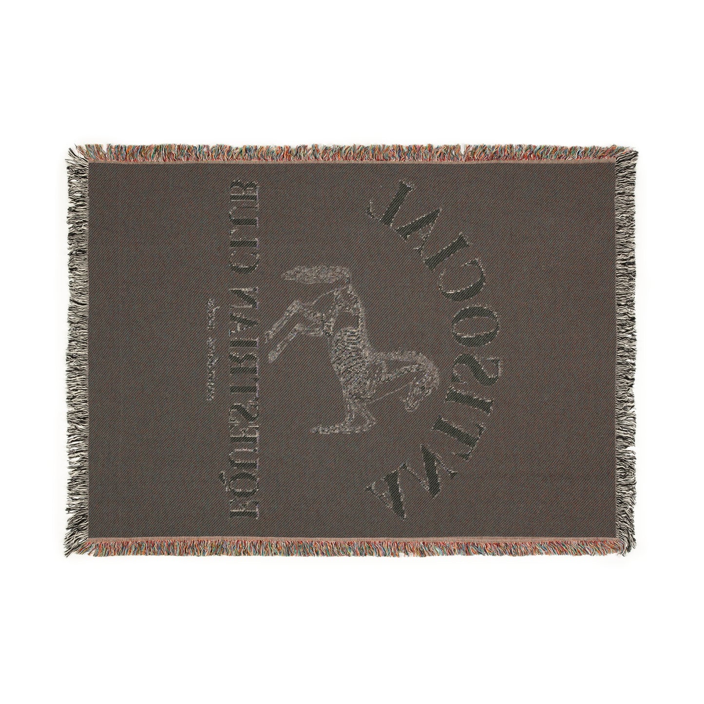 Antisocial Equestrian Club Skeleton Horse Woven Blanket