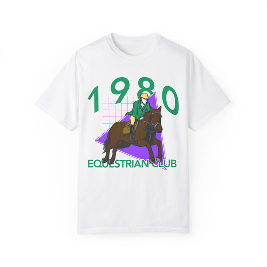 Vintage 1980 Equestrian Comfort Colors Shirt - miles to shore
