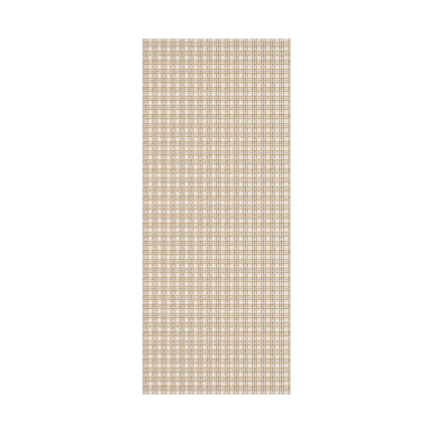 Beige Plaid Gift Wrap Papers - miles to shore
