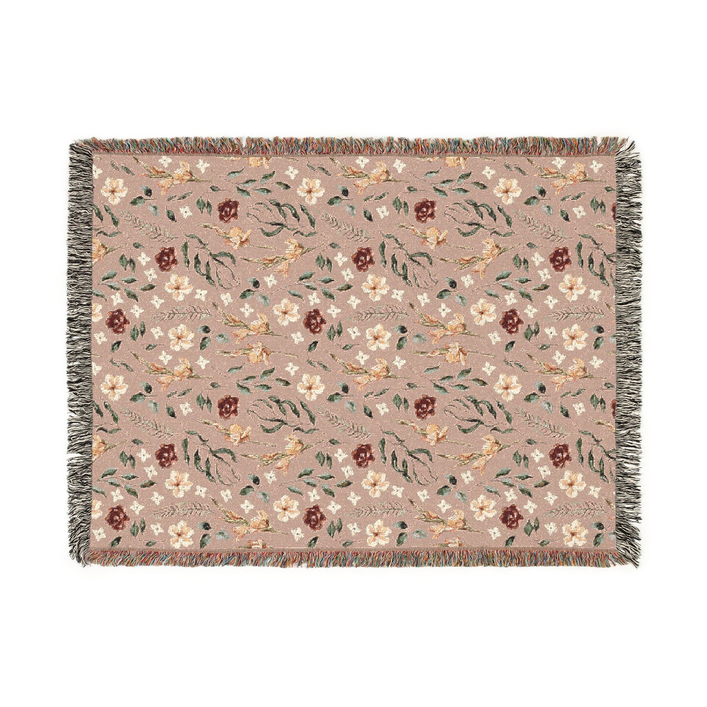 Floral Woven Blanket - miles to shore