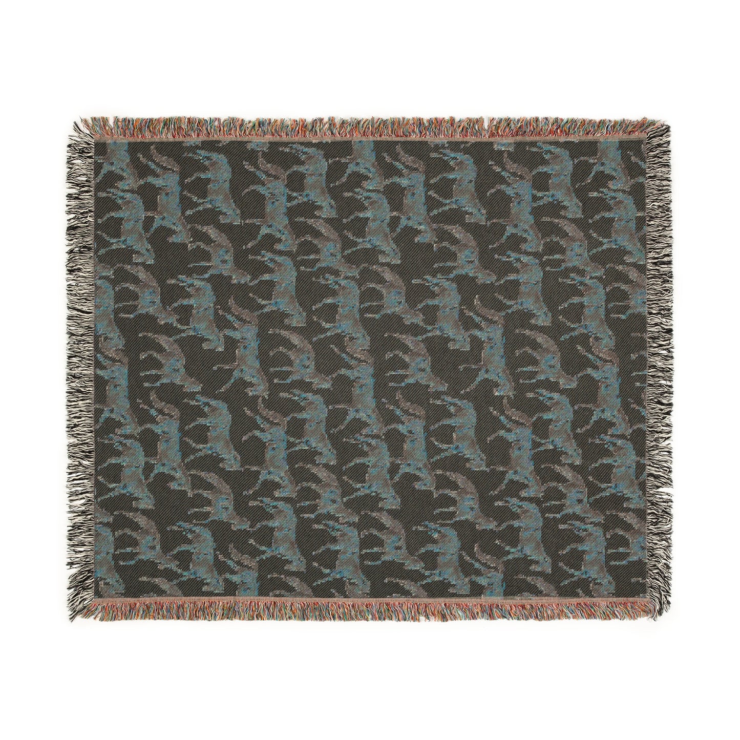 Horses Woven Blanket - miles to shore