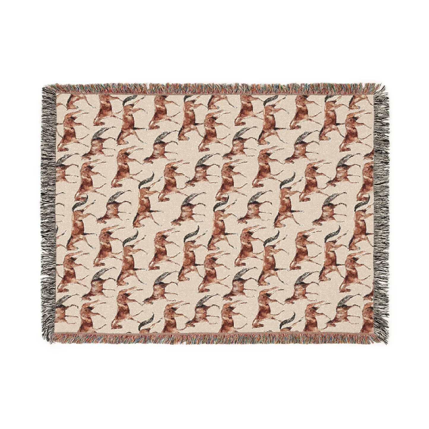 Horses Woven Blanket - miles to shore
