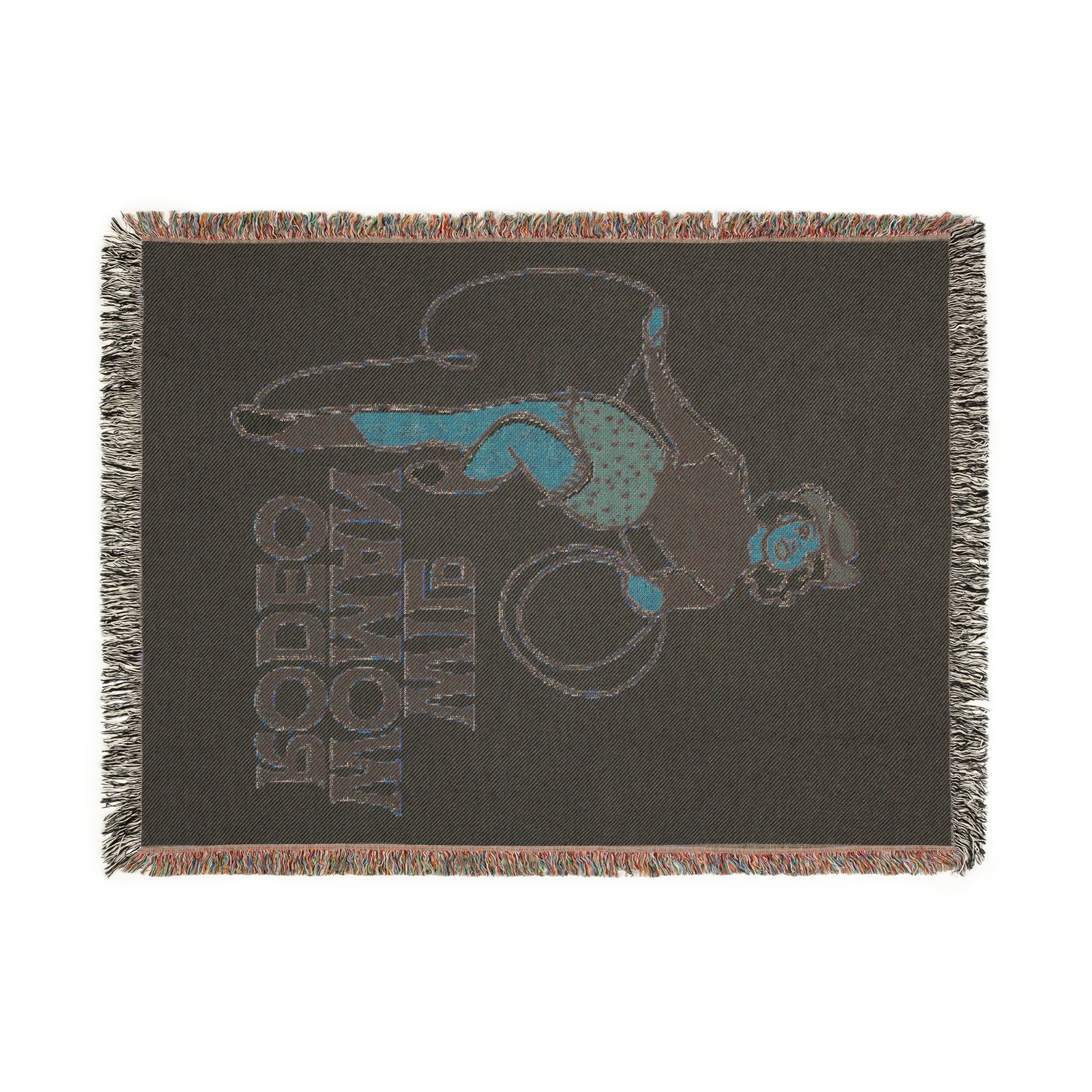 Wild Woman Rodeo Woven Blanket - Yellow - miles to shore