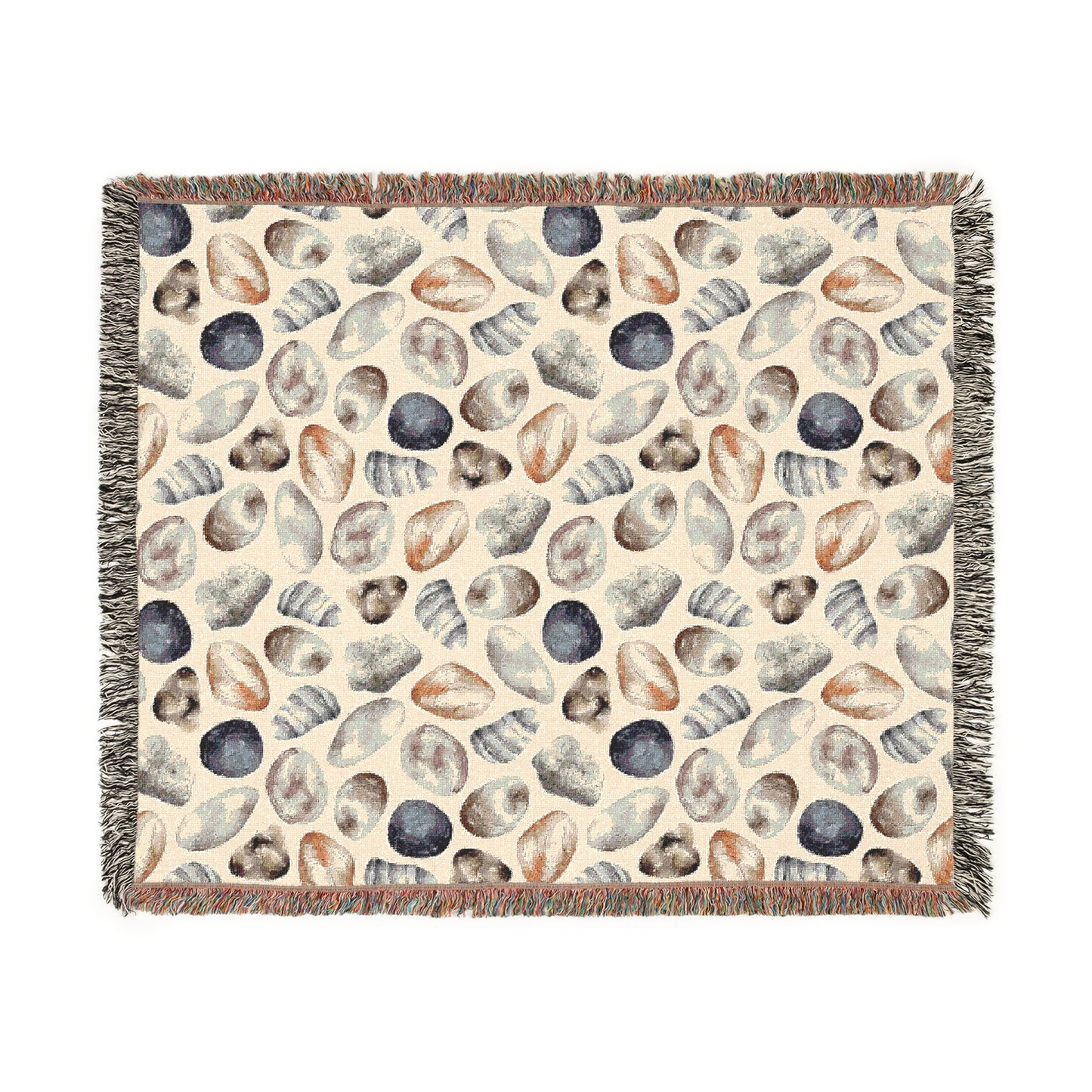 Shells Woven Blanket - miles to shore