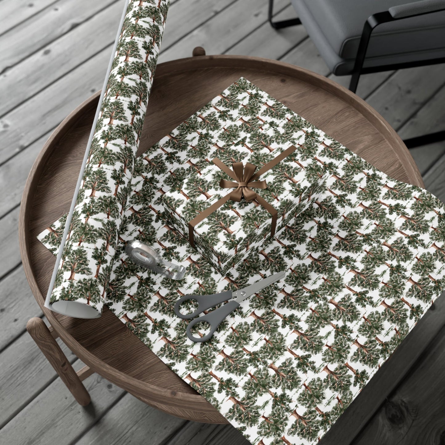 Trees Gift Wrap Papers - miles to shore