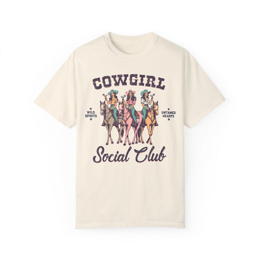 Cowgirl Social Club Comfort Colors Shirt - miles to shore