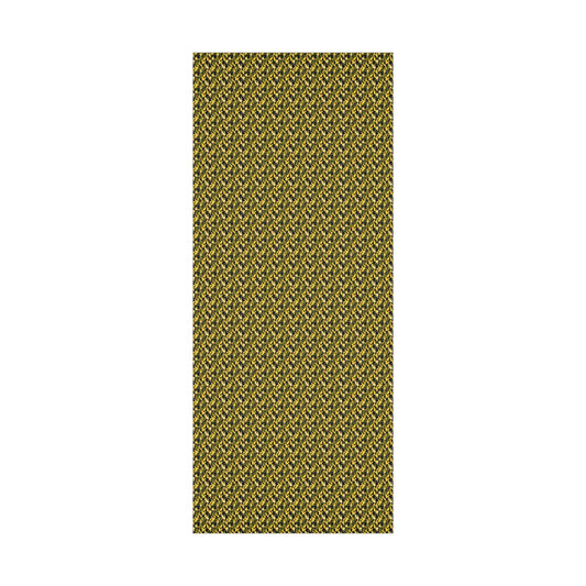 Yellow Green Black Military Camo Gift Wrap Paper - miles to shore