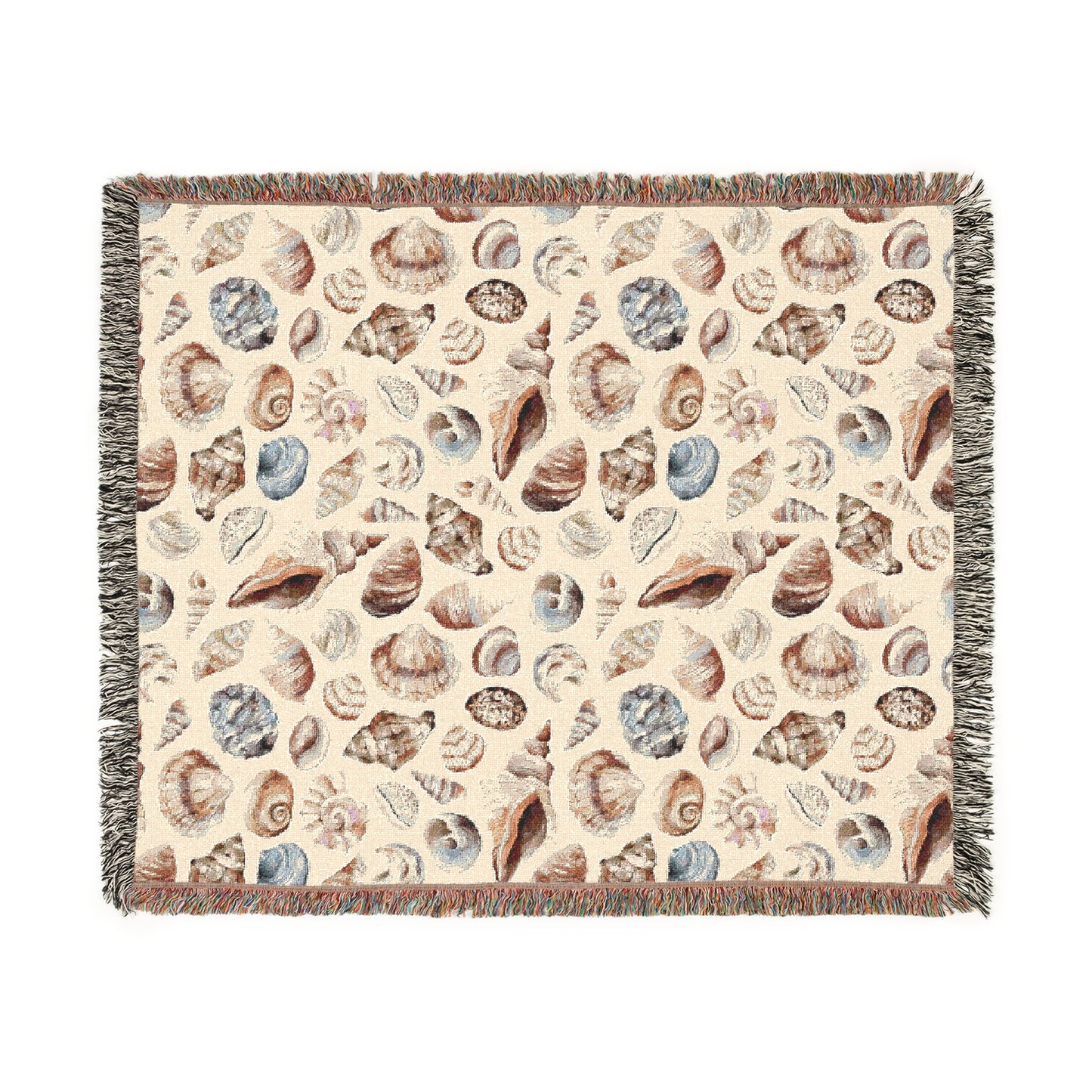 Shells Woven Blanket - miles to shore