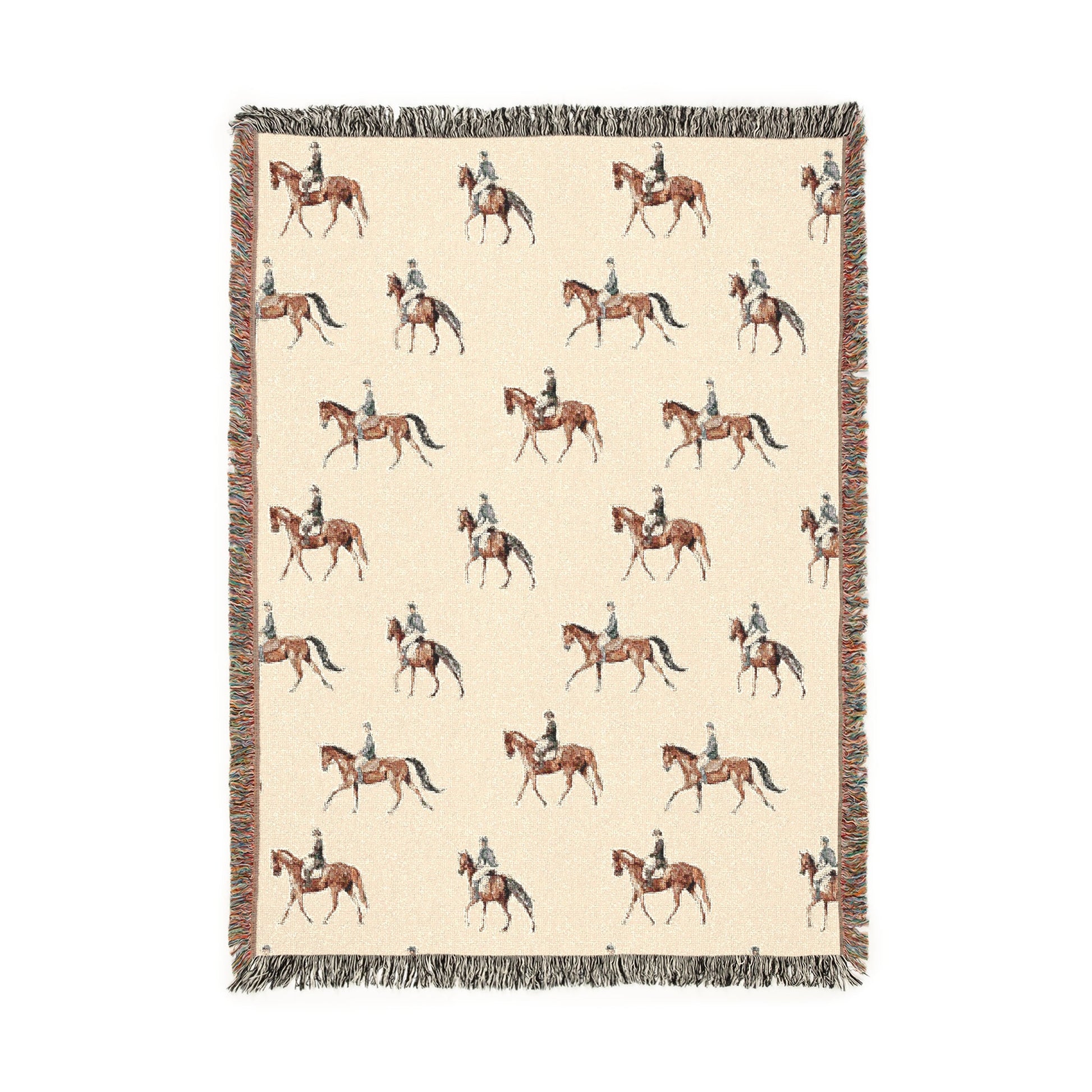 Equestrian Woven Blanket - miles to shore