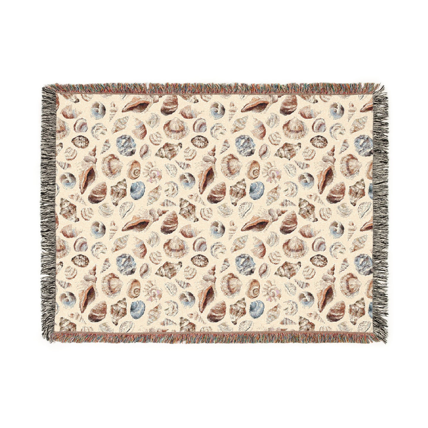 Shells Woven Blanket - miles to shore