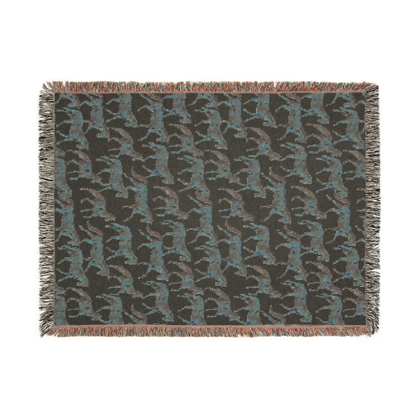 Horses Woven Blanket - miles to shore