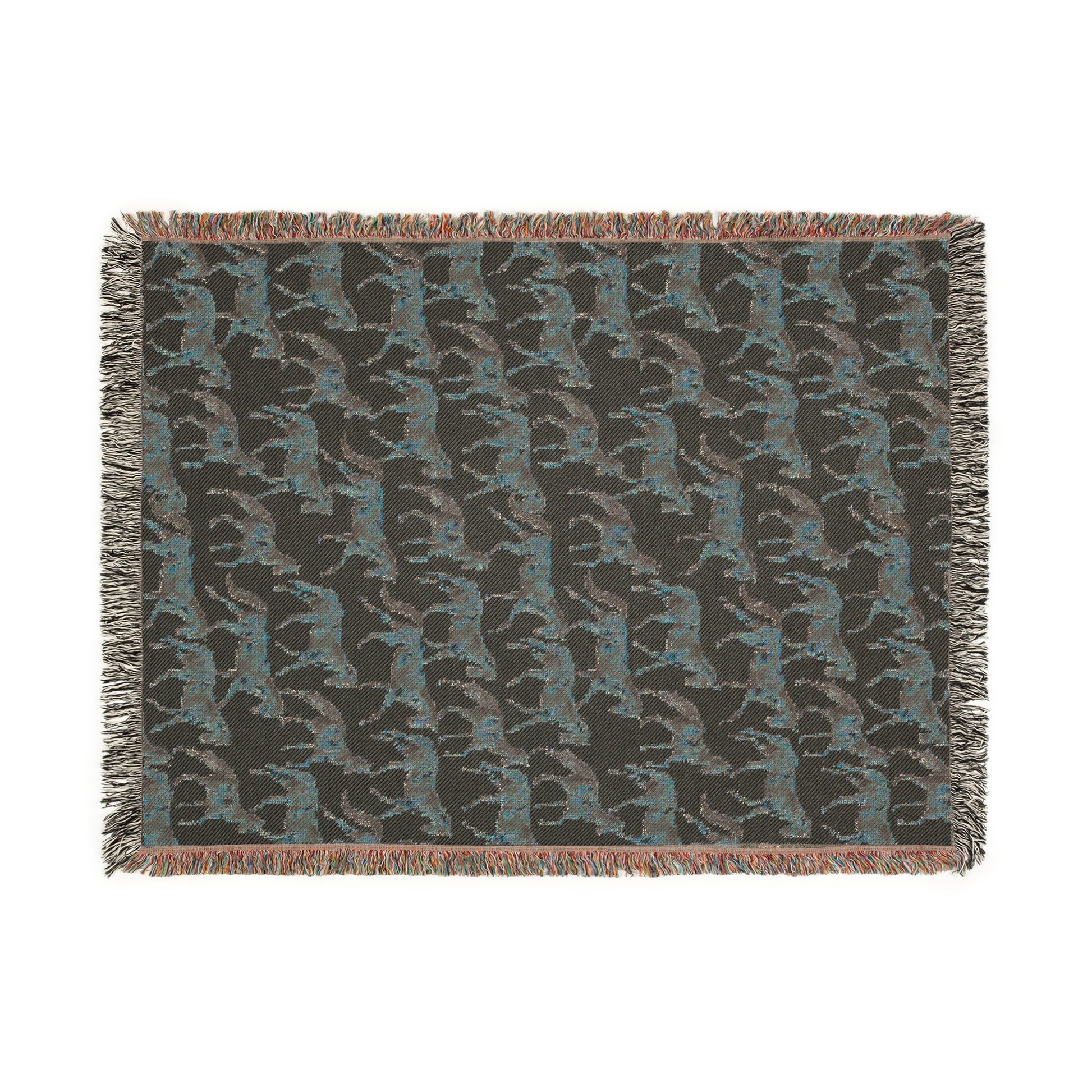 Horses Woven Blanket - miles to shore
