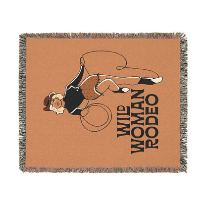 Wild Woman Rodeo Woven Blanket - Crusta