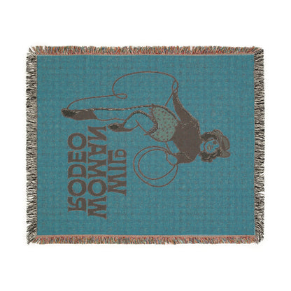 Wild Woman Rodeo Woven Blanket - Crusta