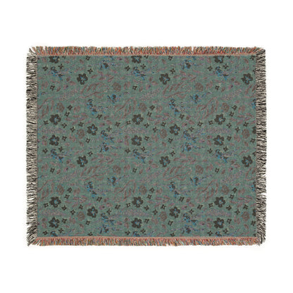 Floral Woven Blanket