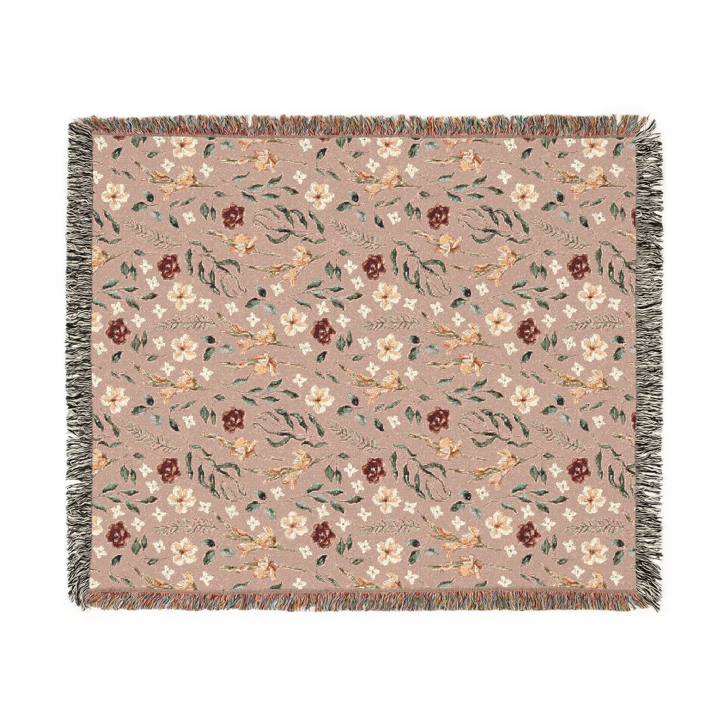 Floral Woven Blanket